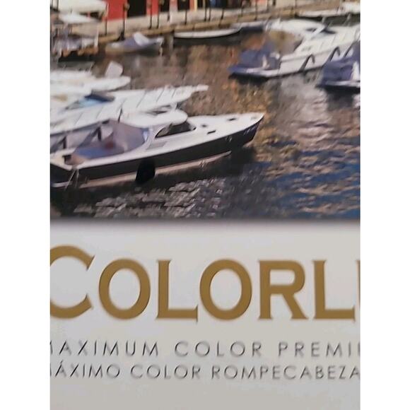 Colorluxe 500 Piece Puzzle - Harbor Rivera di Levante - Picture 4 of 7